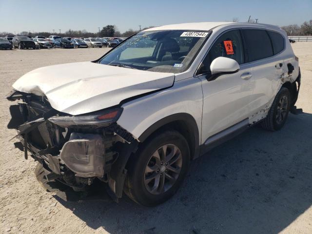 5NMS23AD2KH038578 - 2019 HYUNDAI SANTA FE SE WHITE photo 1