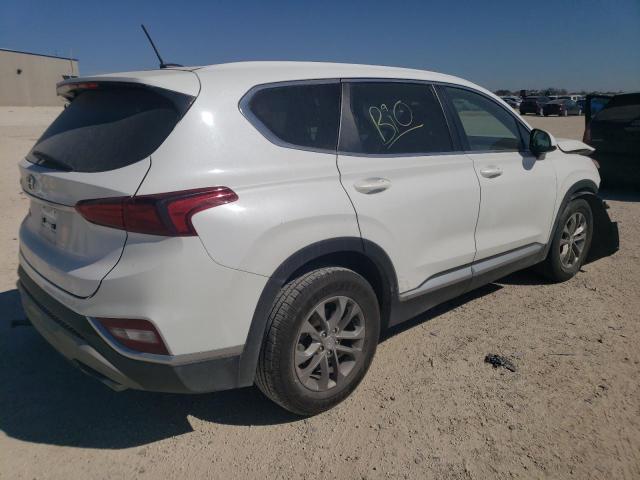 5NMS23AD2KH038578 - 2019 HYUNDAI SANTA FE SE WHITE photo 3