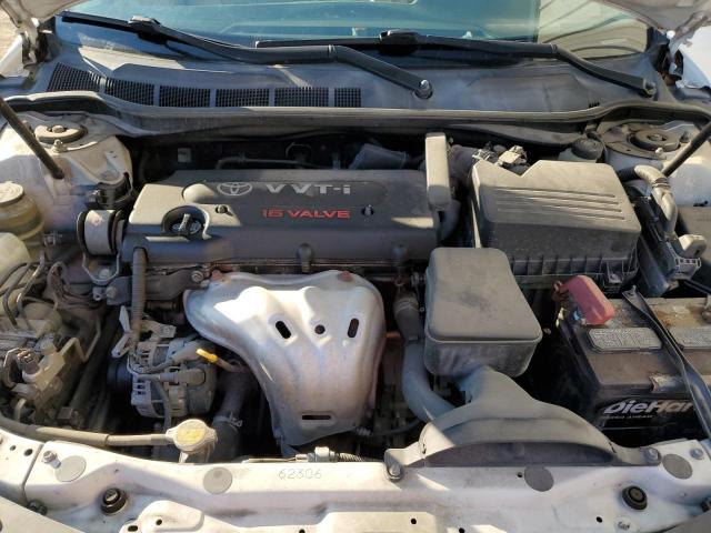 JTNBE46K973080493 - 2007 TOYOTA CAMRY CE WHITE photo 11