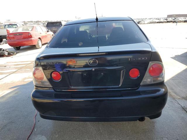 JTHBD192240087797 - 2004 LEXUS IS 300 BLACK photo 6