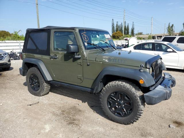 1C4GJWAG0FL768465 - 2015 JEEP WRANGLER SPORT 绿色 照片 4