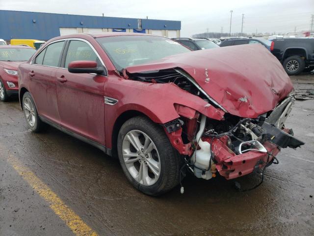 1FAHP2E81GG148108 - 2016 FORD TAURUS SEL BURGUNDY photo 4