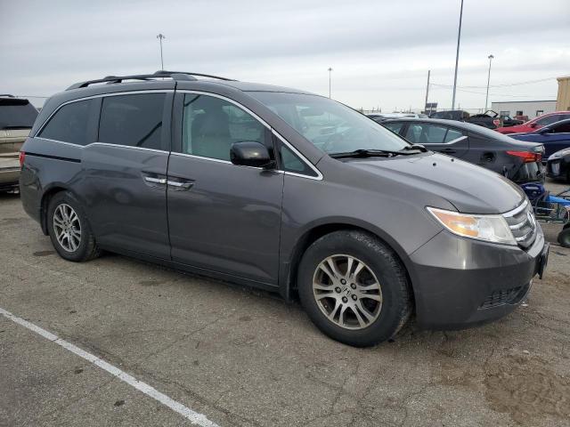 5FNRL5H4XCB097166 - 2012 HONDA ODYSSEY EX GRAY photo 4