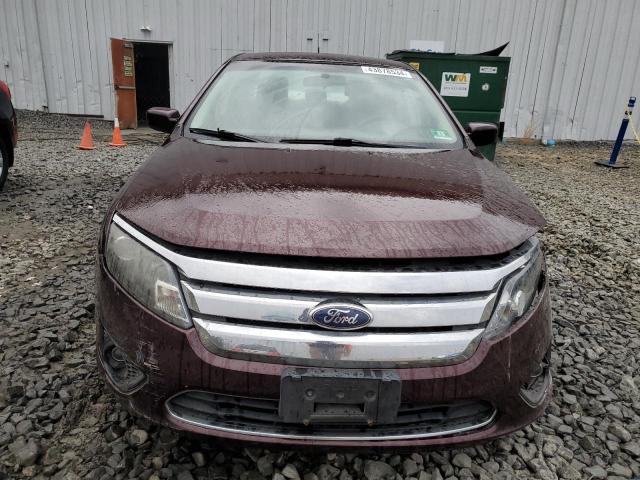 3FAHP0HA8CR386642 - 2012 FORD FUSION SE BURGUNDY photo 5