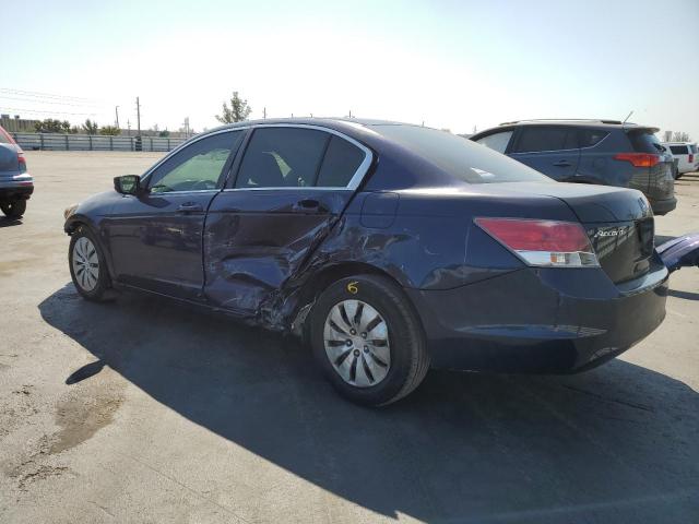 1HGCP26379A148144 - 2009 HONDA ACCORD LX BLUE photo 2