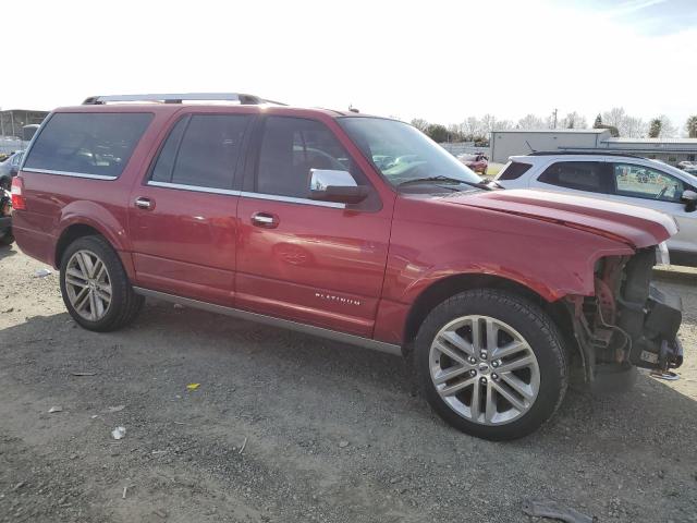 1FMJK1MT8HEA77721 - 2017 FORD EXPEDITION EL PLATINUM RED photo 4