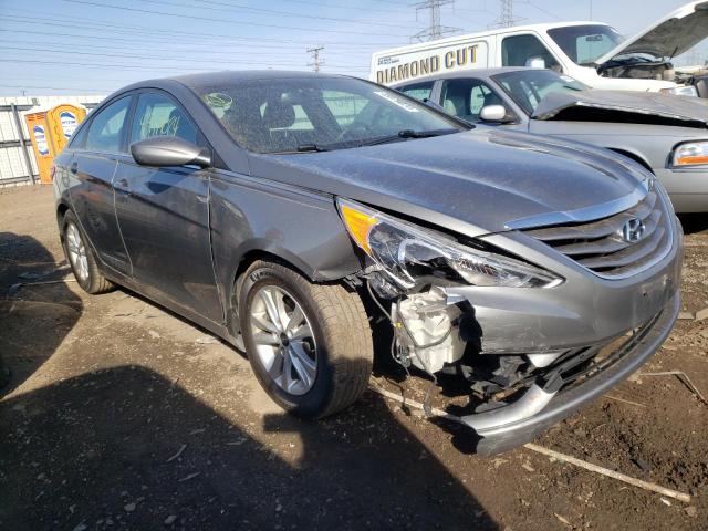 5NPEB4AC6DH725725 - 2013 HYUNDAI SONATA GLS GRAY photo 4