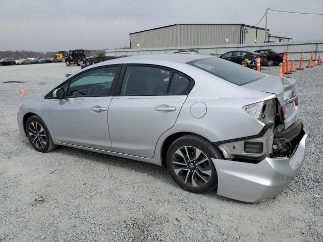 19XFB2F89FE108162 - 2015 HONDA CIVIC EX SILVER photo 2