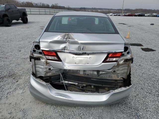 19XFB2F89FE108162 - 2015 HONDA CIVIC EX SILVER photo 6