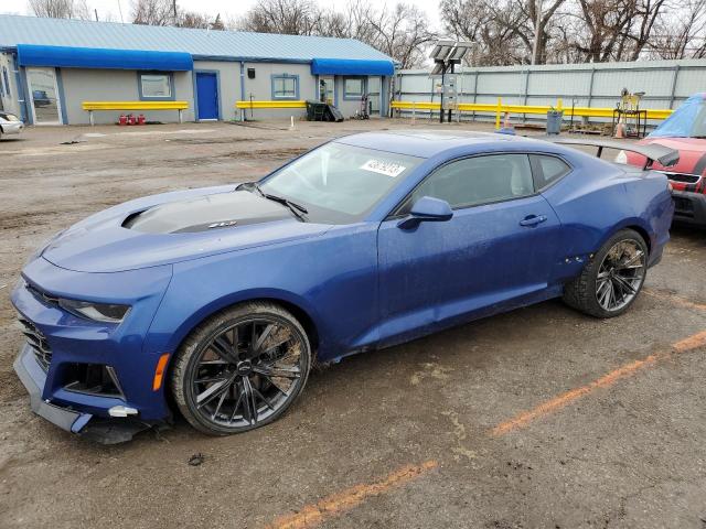 1G1FK1R68N0106522 - 2022 CHEVROLET CAMARO ZL1 BLUE photo 1