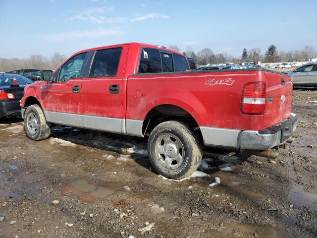 1FTPW14V27FA49359 - 2007 FORD F150 SUPERCREW RED photo 2