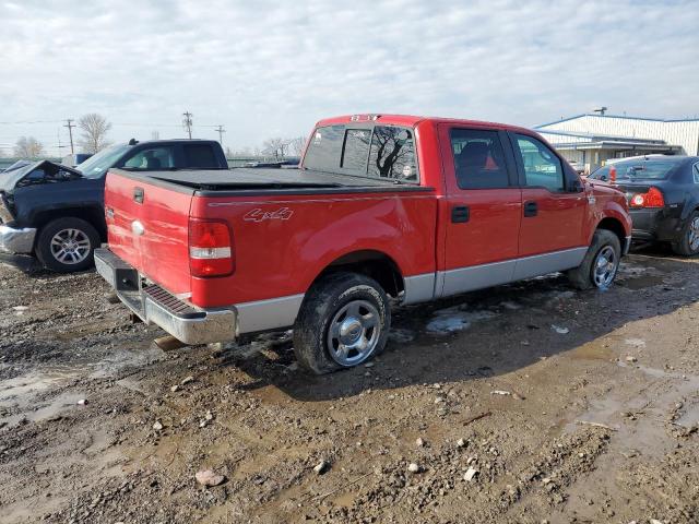 1FTPW14V27FA49359 - 2007 FORD F150 SUPERCREW RED photo 3