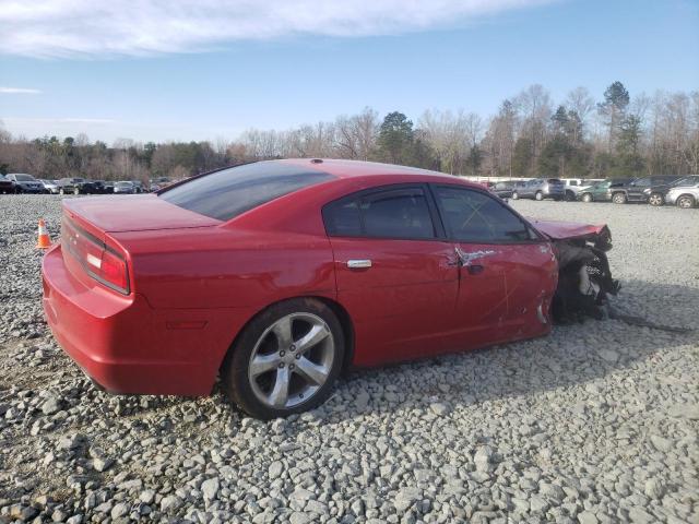 2C3CDXHG3CH187265 - 2012 DODGE CHARGER SXT RED photo 3