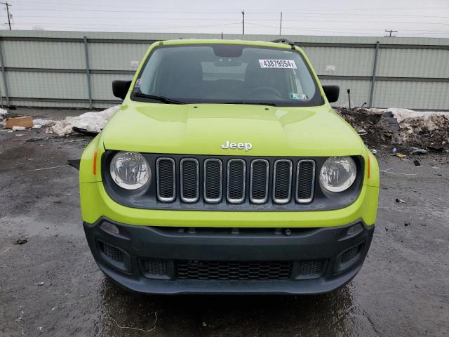 ZACCJBAB7HPF29215 - 2017 JEEP RENEGADE SPORT GREEN photo 5