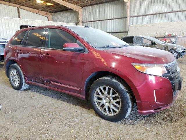 2FMDK3AK5EBA29606 - 2014 FORD EDGE SPORT MAROON photo 4