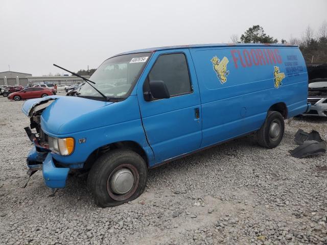 1FTSS34FX2HA79569 - 2002 FORD ECONOLINE E350 SUPER DUTY VAN BLUE photo 1