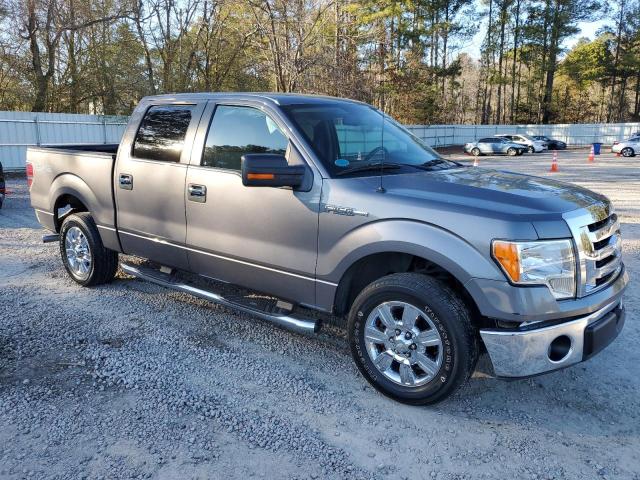 1FTRW12889FA26368 - 2009 FORD F150 SUPERCREW GRAY photo 4