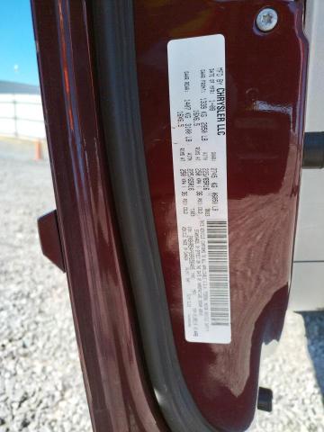 2A8HR54P68R656405 - 2008 CHRYSLER TOWN & COU TOURING ბურგუნდია ფოტო 13