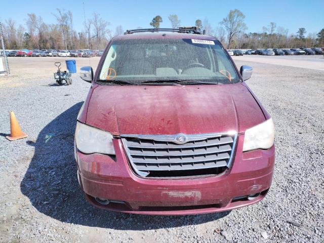 2A8HR54P68R656405 - 2008 CHRYSLER TOWN & COU TOURING ბურგუნდია ფოტო 5