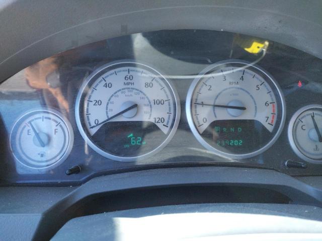 2A8HR54P68R656405 - 2008 CHRYSLER TOWN & COU TOURING ბურგუნდია ფოტო 9