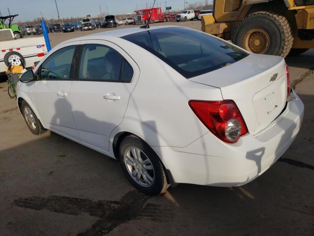 1G1JA5SH1C4178894 - 2012 CHEVROLET SONIC LS WHITE photo 2
