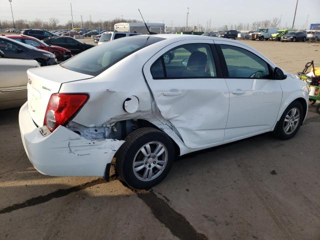 1G1JA5SH1C4178894 - 2012 CHEVROLET SONIC LS WHITE photo 3