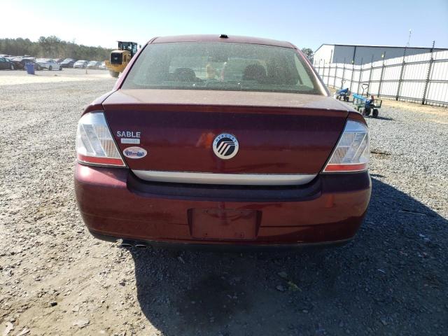 1MEHM42W88G624047 - 2008 MERCURY SABLE PREMIER BURGUNDY photo 6