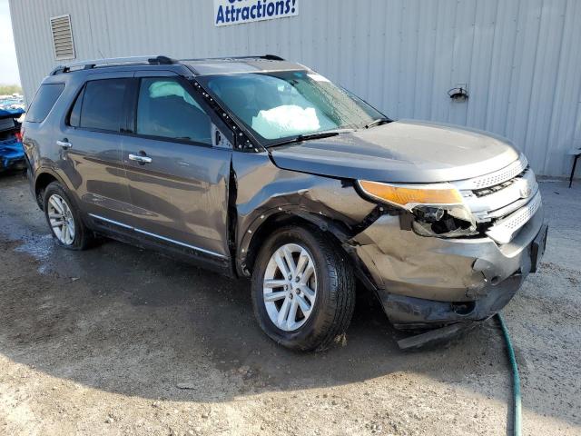 1FM5K7D8XEGC54821 - 2014 FORD EXPLORER XLT GRAY photo 4