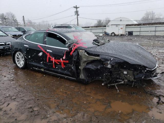 5YJSA1E25HF228689 - 2017 TESLA MODEL S Սև լուսանկար 4