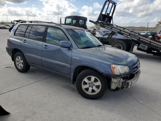 JTEGF21A430112283 - 2003 TOYOTA HIGHLANDER LIMITED BLUE photo 4