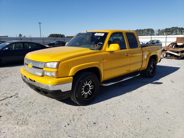 1GCEC19T66Z259046 - 2006 CHEVROLET SILVERADO YELLOW photo 1