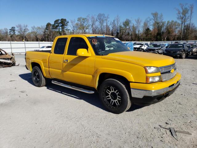 1GCEC19T66Z259046 - 2006 CHEVROLET SILVERADO YELLOW photo 4