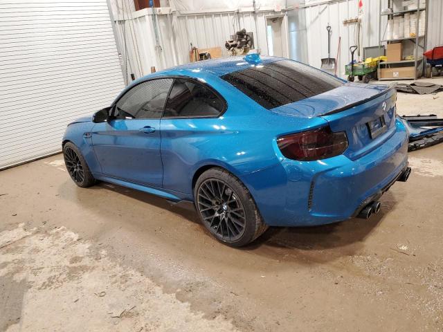 WBS2U7C50KVJ07495 - 2019 BMW M2 COMPETITION BLUE photo 2