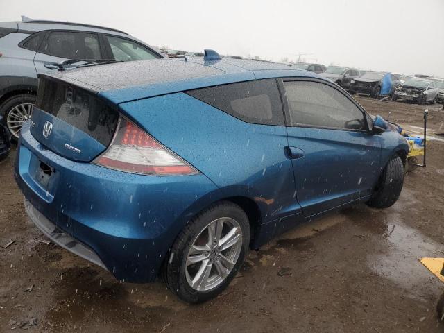 JHMZF1D69BS004709 - 2011 HONDA CR-Z EX BLUE photo 3