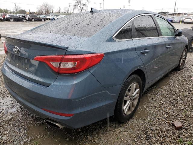 5NPE24AF1HH578911 - 2017 HYUNDAI SONATA SE BLUE photo 3