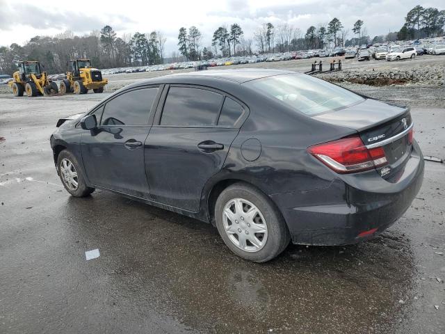 19XFB2F54FE288480 - 2015 HONDA CIVIC LX BLACK photo 2