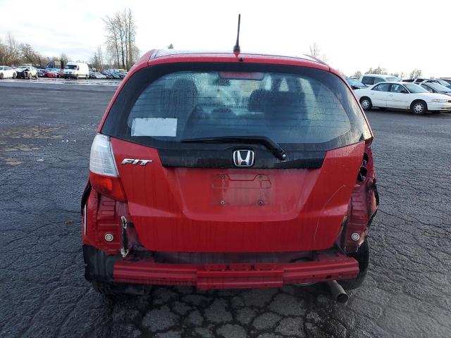 JHMGE8H34BC025125 - 2011 HONDA FIT RED photo 6