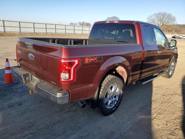 1FTFX1EF9GFC38204 - 2016 FORD F150 SUPER CAB BURGUNDY photo 3