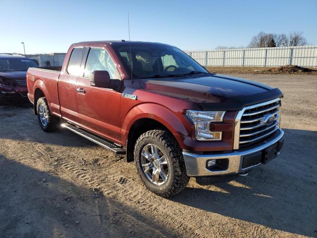 1FTFX1EF9GFC38204 - 2016 FORD F150 SUPER CAB BURGUNDY photo 4