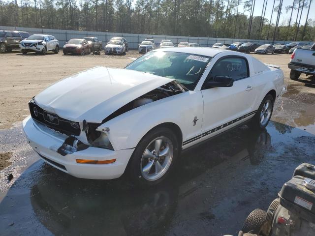 1ZVFT80N875240838 - 2007 FORD MUSTANG WHITE photo 1