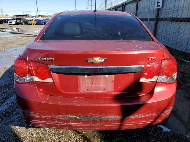 1G1PG5SB3E7116502 - 2014 CHEVROLET CRUZE LTZ RED photo 6