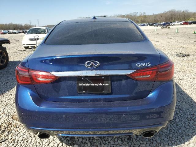 JN1EV7APXJM350809 - 2018 INFINITI Q50 LUXE BLUE photo 6