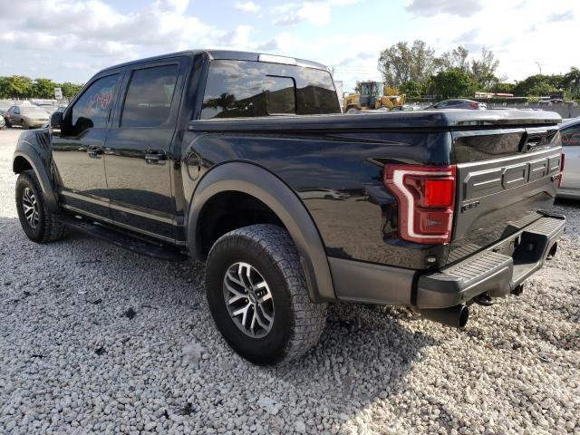 1FTFW1RG0JFD93771 - 2018 FORD F150 RAPTOR BLACK photo 2