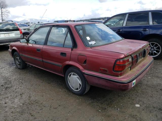 1NXAE94A4NZ371140 - 1992 TOYOTA COROLLA DLX RED photo 2