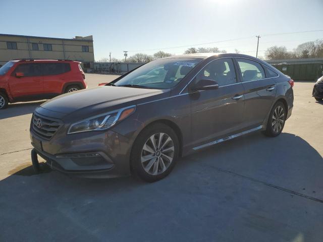 5NPE34AF5GH414606 - 2016 HYUNDAI SONATA SPORT GRAY photo 1