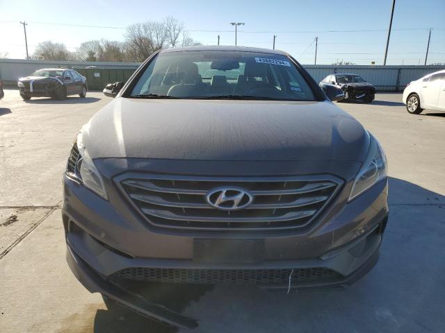 5NPE34AF5GH414606 - 2016 HYUNDAI SONATA SPORT GRAY photo 5