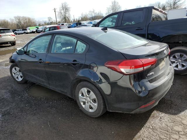 3KPFK4A70JE211683 - 2018 KIA FORTE LX BLACK photo 2