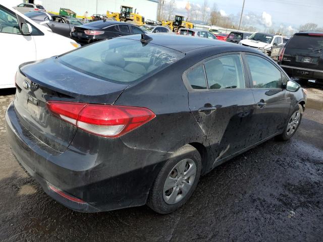 3KPFK4A70JE211683 - 2018 KIA FORTE LX BLACK photo 3