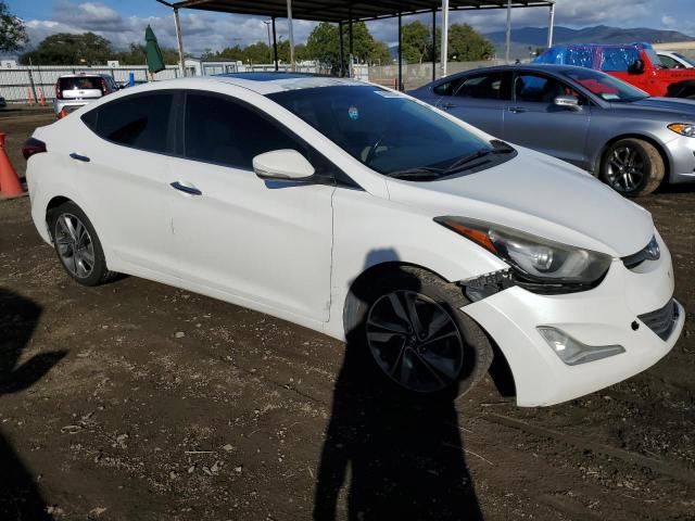 5NPDH4AE8EH503006 - 2014 HYUNDAI ELANTRA SE WHITE photo 4