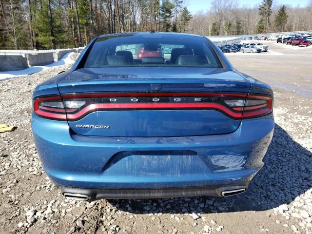 2C3CDXBG5MH534993 - 2021 DODGE CHARGER SXT BLUE photo 6